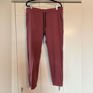 Zyia Active Mauve Peak Zipper Joggers